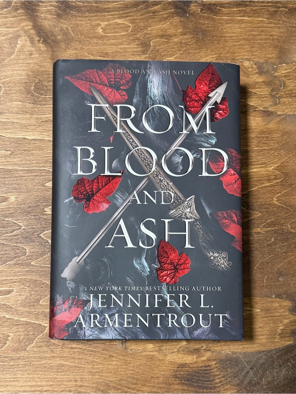 "From Blood and Ash" Hardcover Book - Black & Red
